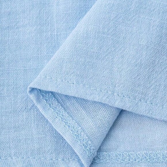 Blue Elegant Women's Hanging halter Neck Long Dress - Picture 3 of 11